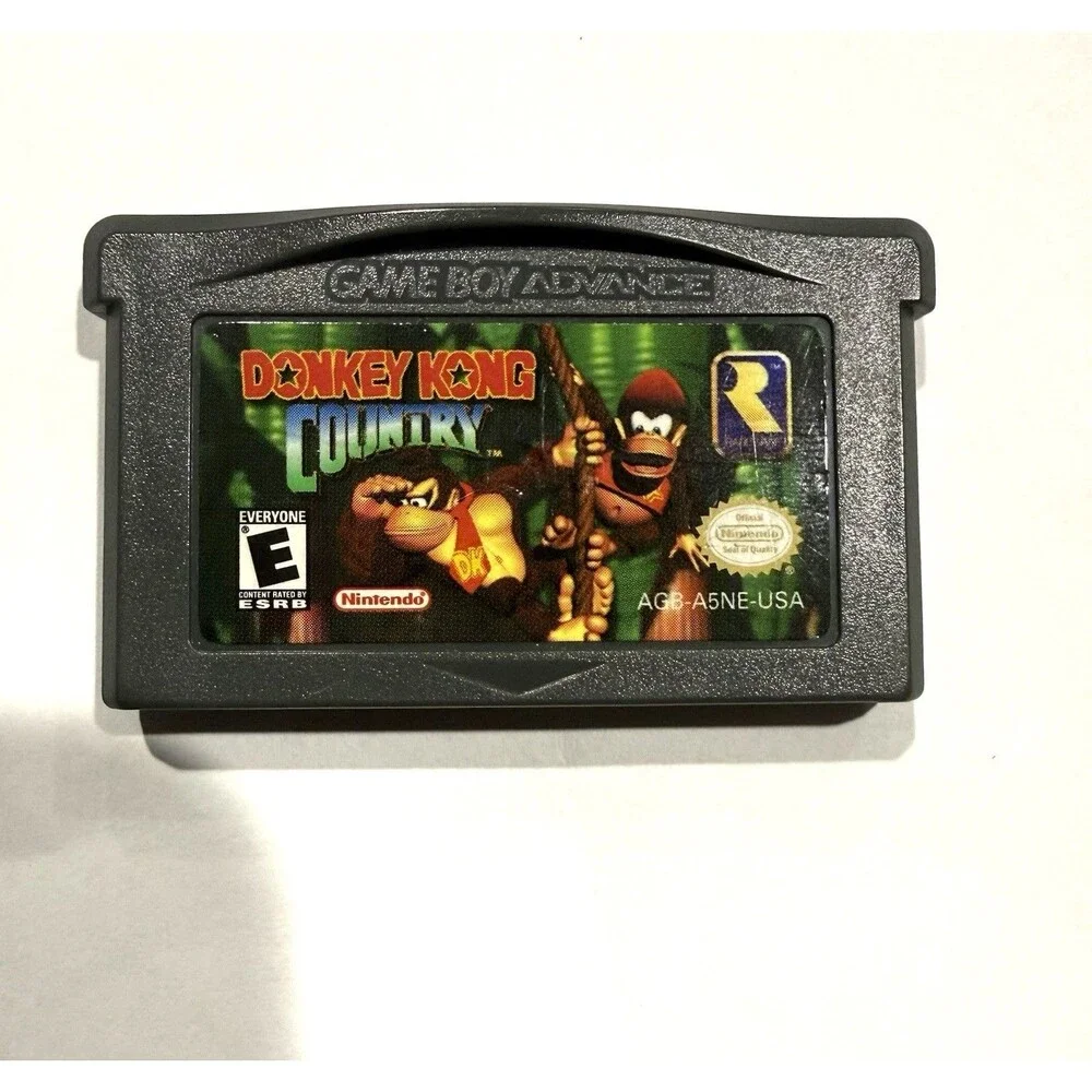 Nintendo GBA Lot 3 Donkey Kong Country Sonic Advance 2 Konami Krazy Racers Games